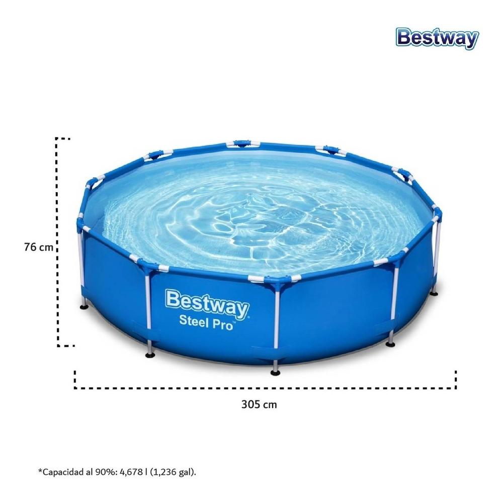 Foto 6 | Alberca Estructural Bestway Redonda
