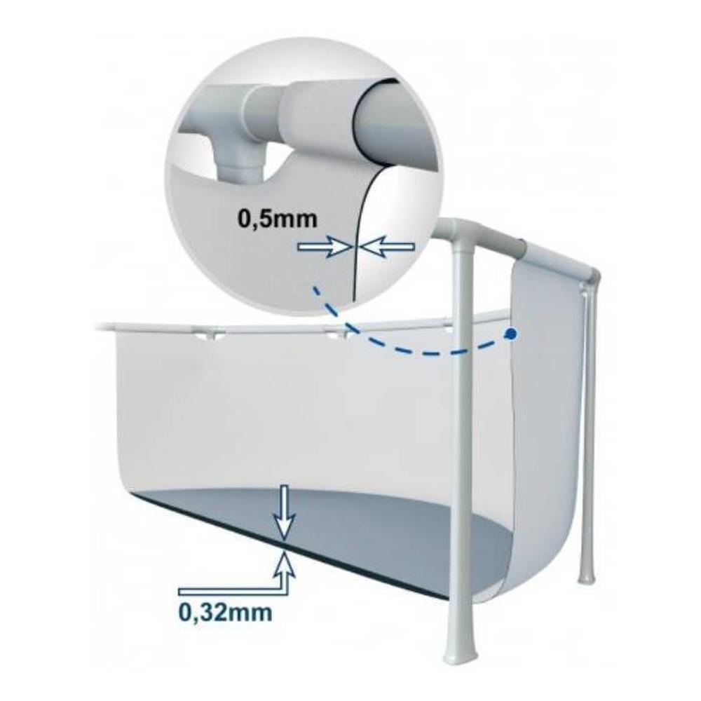 Foto 3 pulgar | Alberca Estructural Circular Intex Prism Frame 3.66 x 76 cm