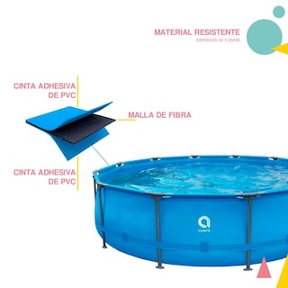 Foto 8 | Alberca Piscina Redonda Estructura De Acero 3.05m X 76cm