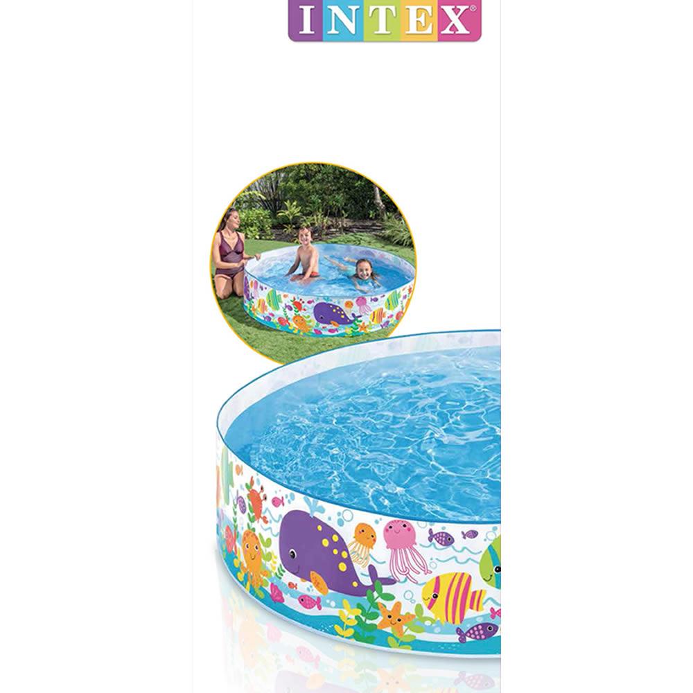 Foto 4 pulgar | Alberca Rígida con Diseño Marino Intex