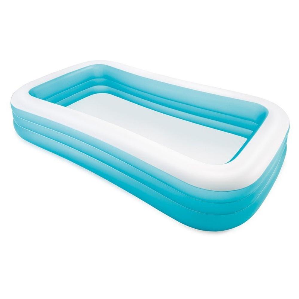 Foto 2 pulgar | Alberca Inflable Rectangular Swim Center Intex color Azul