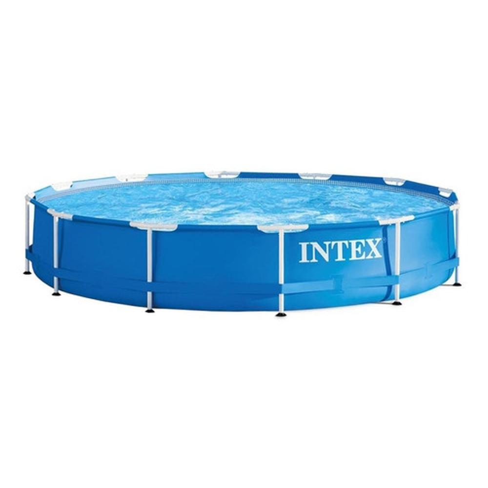 Alberca Redonda Metal Frame Intex