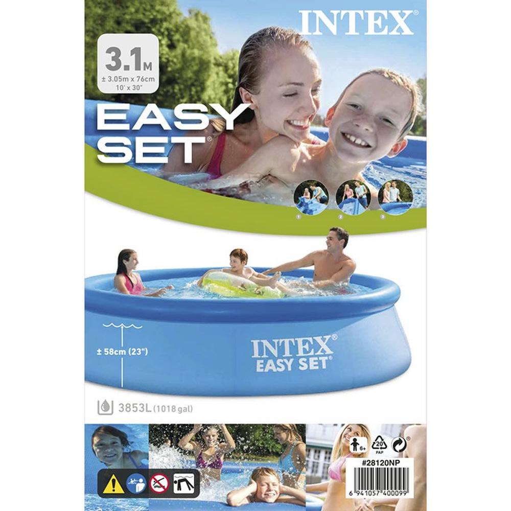 Foto 3 pulgar | Alberca Easy Set Intex 28120 color Azul Redonda