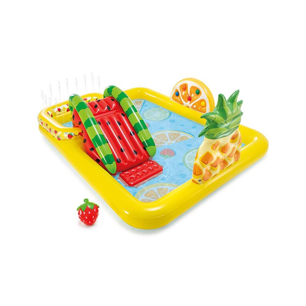 Alberca Intex 57158 con Set de Juegos Frutales y Resbaladilla