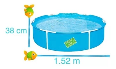 Foto 2 | Alberca Estructural Redonda Bestway 56283 color Azul Capacidad 580 L