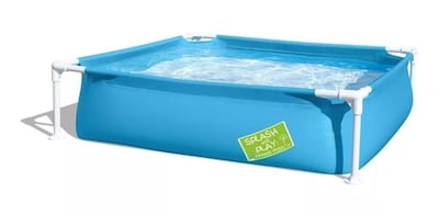 Foto 3 | Alberca Estructural Cuadrada Bestway 56217 color Azul Capacidad 365 L