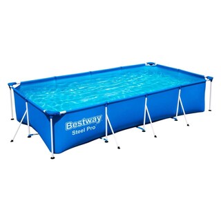 Foto 1 | Alberca Estructural Bestway Steel Pro 5615 De 300 X 201 X 66 Cm Incluye Bomba Filtro Y Cubierta