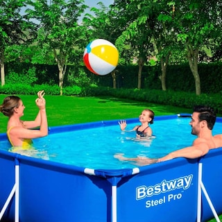 Foto 3 | Alberca Estructural Bestway Steel Pro 5615 De 300 X 201 X 66 Cm Incluye Bomba Filtro Y Cubierta