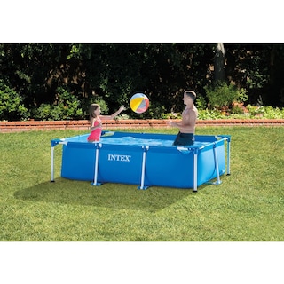 Foto 2 | Alberca Rectangular Intex Azul