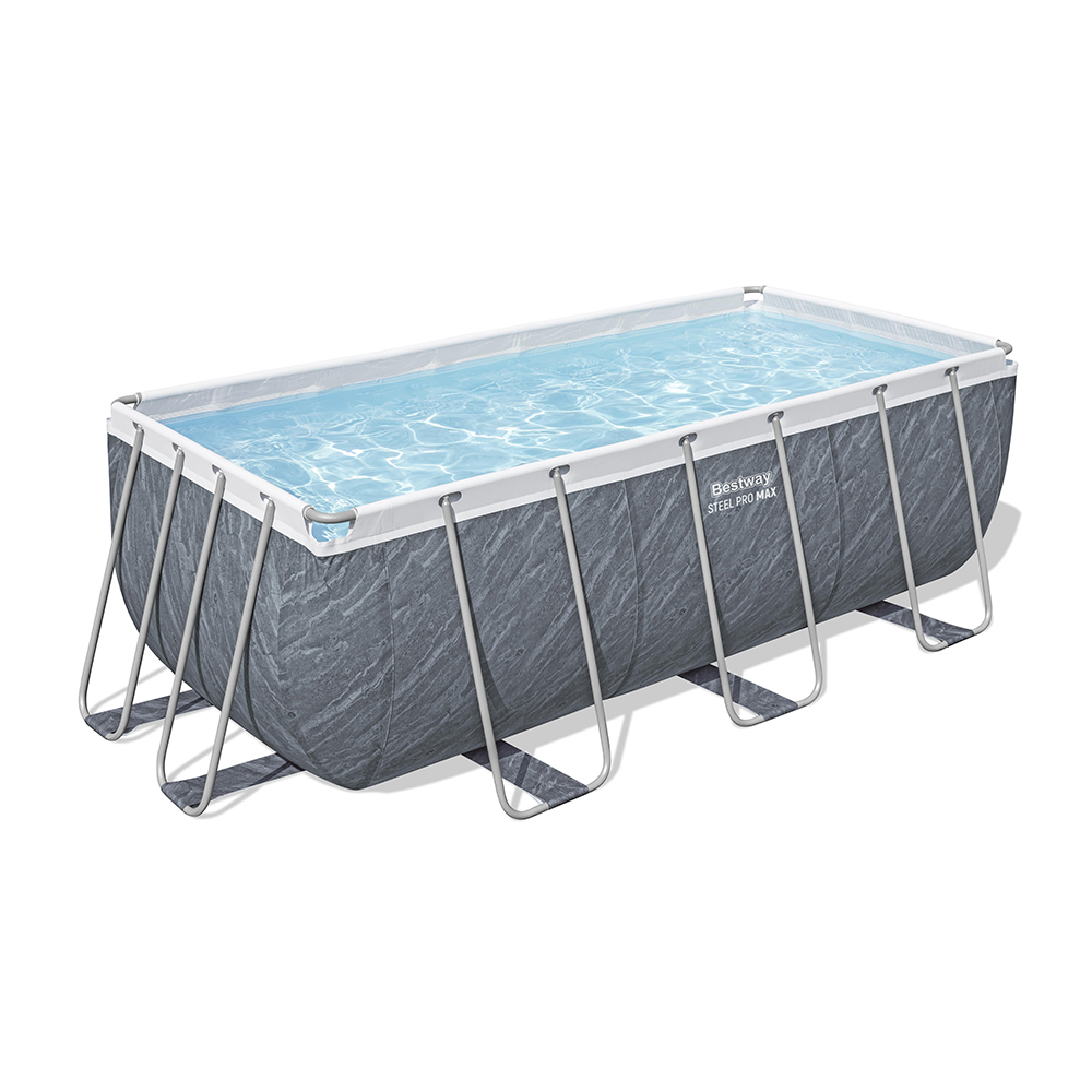 Foto 2 pulgar | Alberca Estructural Bestway Steel Promax Rectangular 4.12 X2.01 Mts