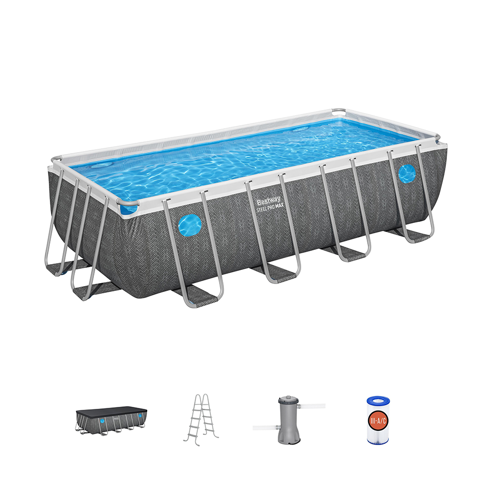 Foto 4 | Alberca Estructural Bestway Steel Promax Rectangular 4.88 X 2.44 Mts
