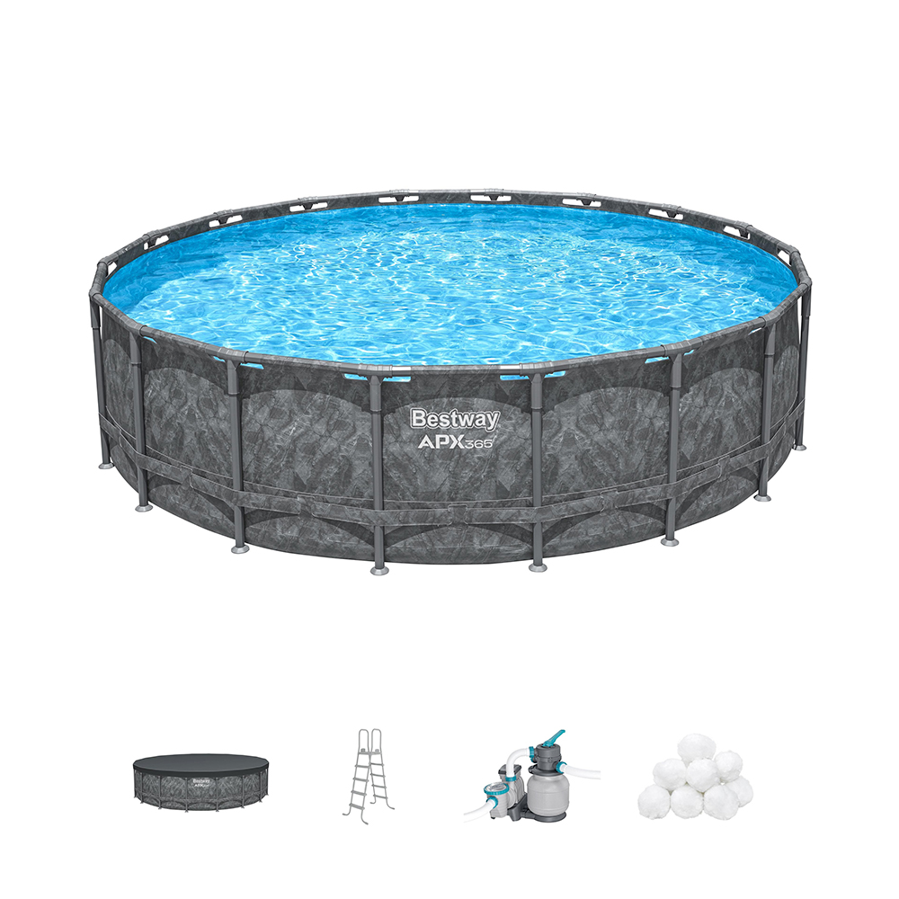 Foto 5 pulgar | Alberca Estructural Bestway Apx 365 Redonda 5.49 X 1.32mts