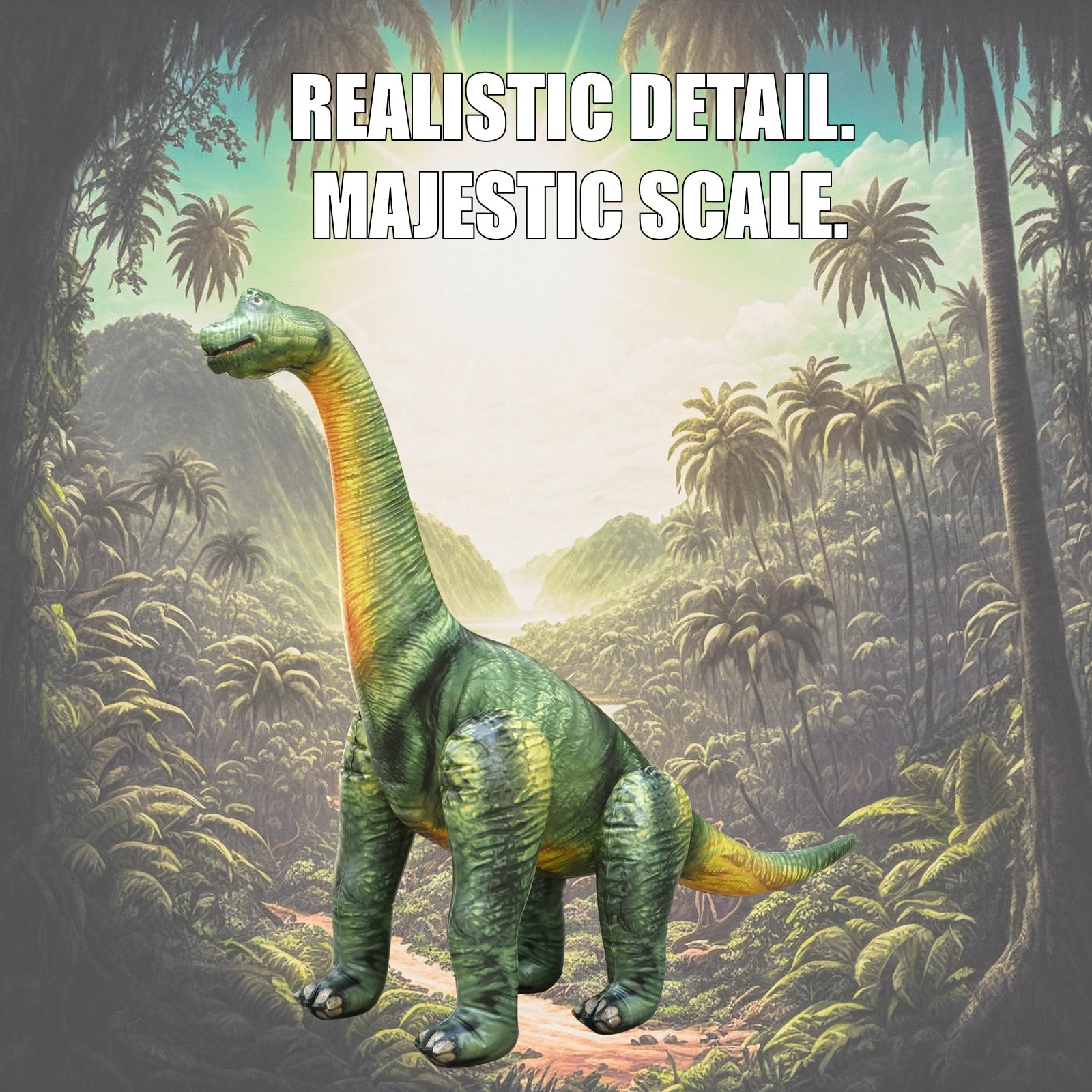 Foto 5 pulgar | Brachiosaurus Brontosaurio Inflable Dinosaur Jet Creations - Venta Internacional.