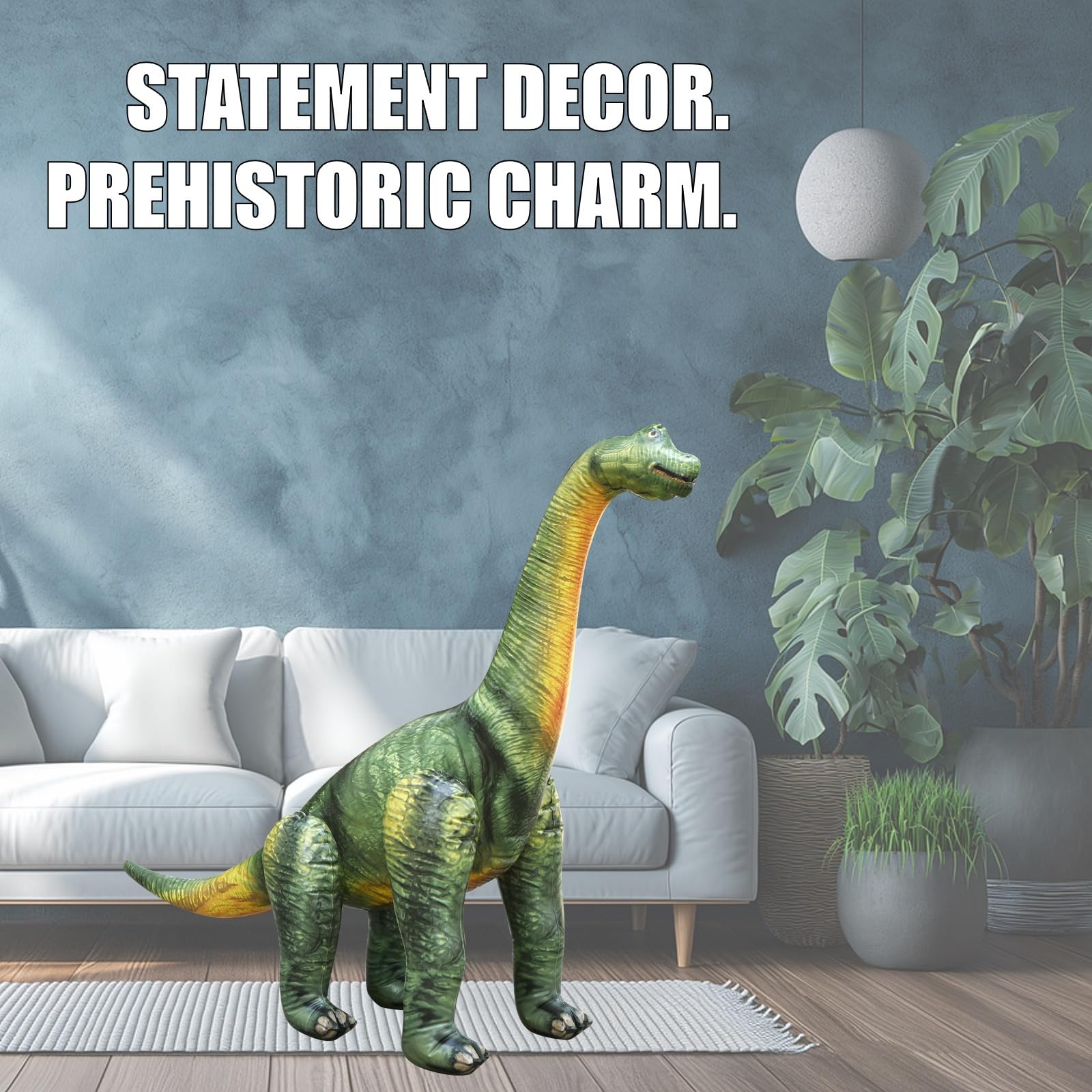 Foto 7 pulgar | Brachiosaurus Brontosaurio Inflable Dinosaur Jet Creations - Venta Internacional.