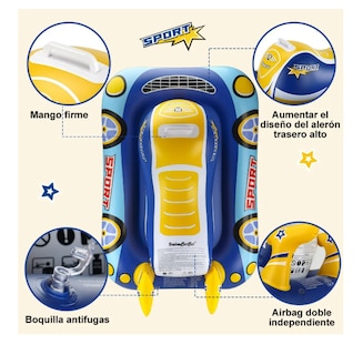 Foto 2 | Inflable Para Flotador Alberca Piscina Niño Moto Acuatica