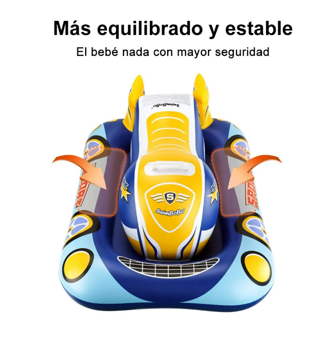 Foto 4 pulgar | Inflable Para Flotador Alberca Piscina Niño Moto Acuatica