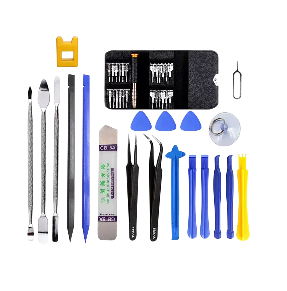 Kit De Herramientas Reparación Pantalla Lcd Celular 45 En 1 Multicolor