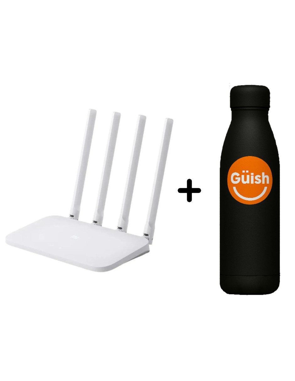Amplificador Wifi Xiaomi Mi Router 4c 300mbps + Gratis Termo Güish De Regalo