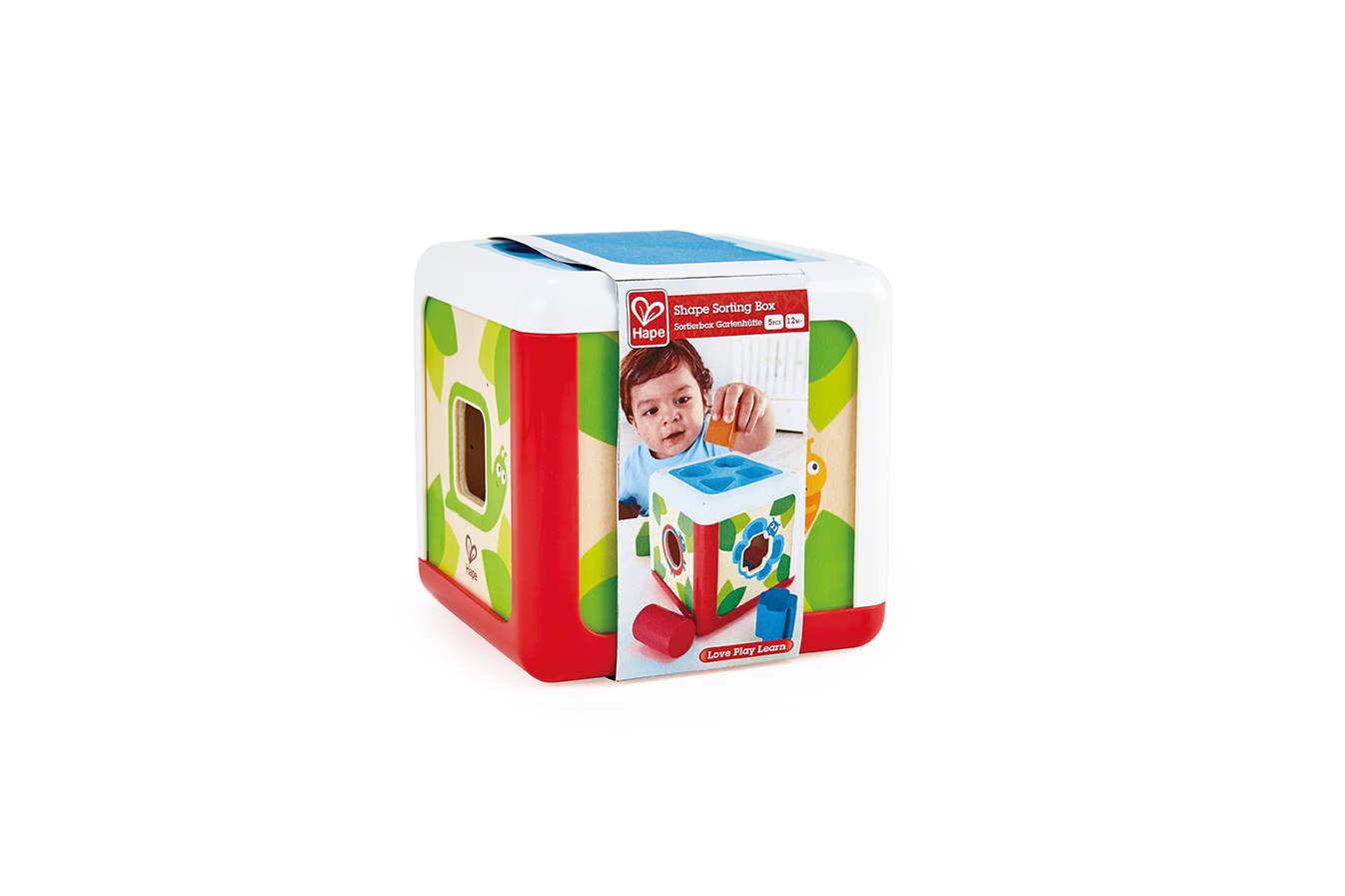 Foto 2 pulgar | Caja De Formas E0507 Hape Caja De Formas Con Temática De Criaturas De Jardín. Multicolor
