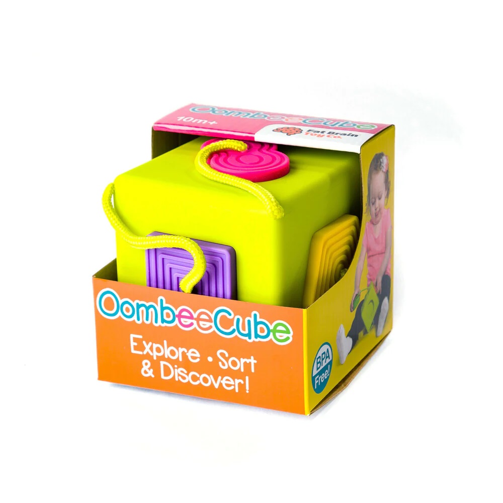 Foto 5 pulgar | Juguete Sensorial Multicolor Oombeecube Fat Brain