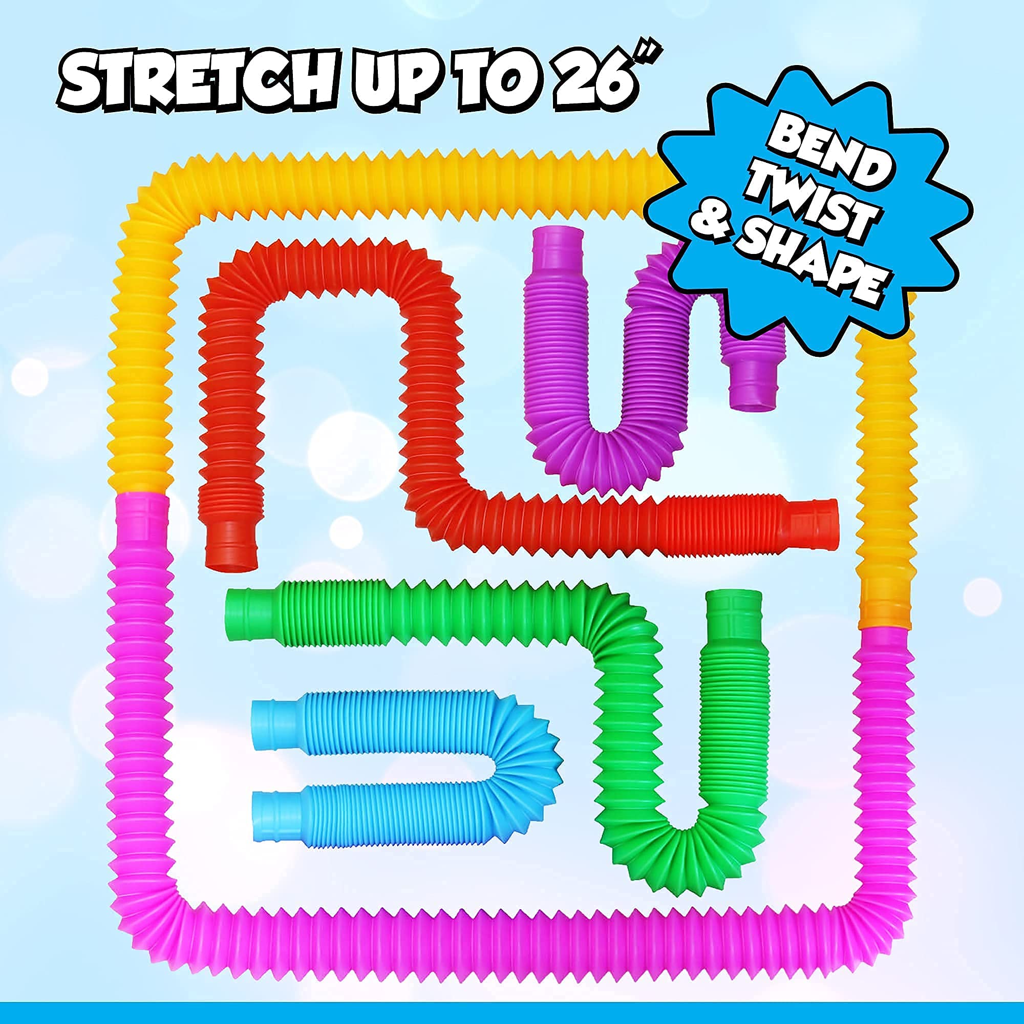 Foto 5 pulgar | Juguete Antiestrés Playkidz Pop Tubes Multicolor 4 Piezas - Venta Internacional