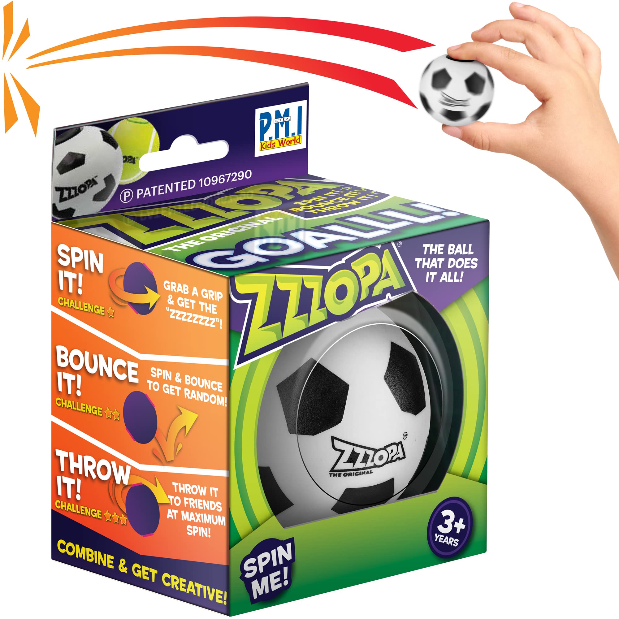 ¡gol De Fidget Stress Ball P.m.i. Zzopa! Colección Divertida - Venta Internacional.