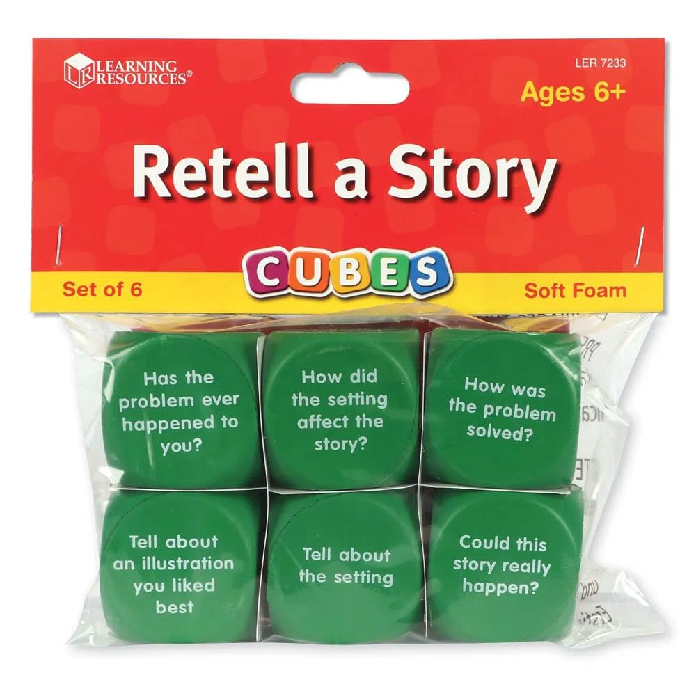 Juego De 6 Cubos De Espuma Retell A Story De Toy Learning Resources - Venta Internacional.