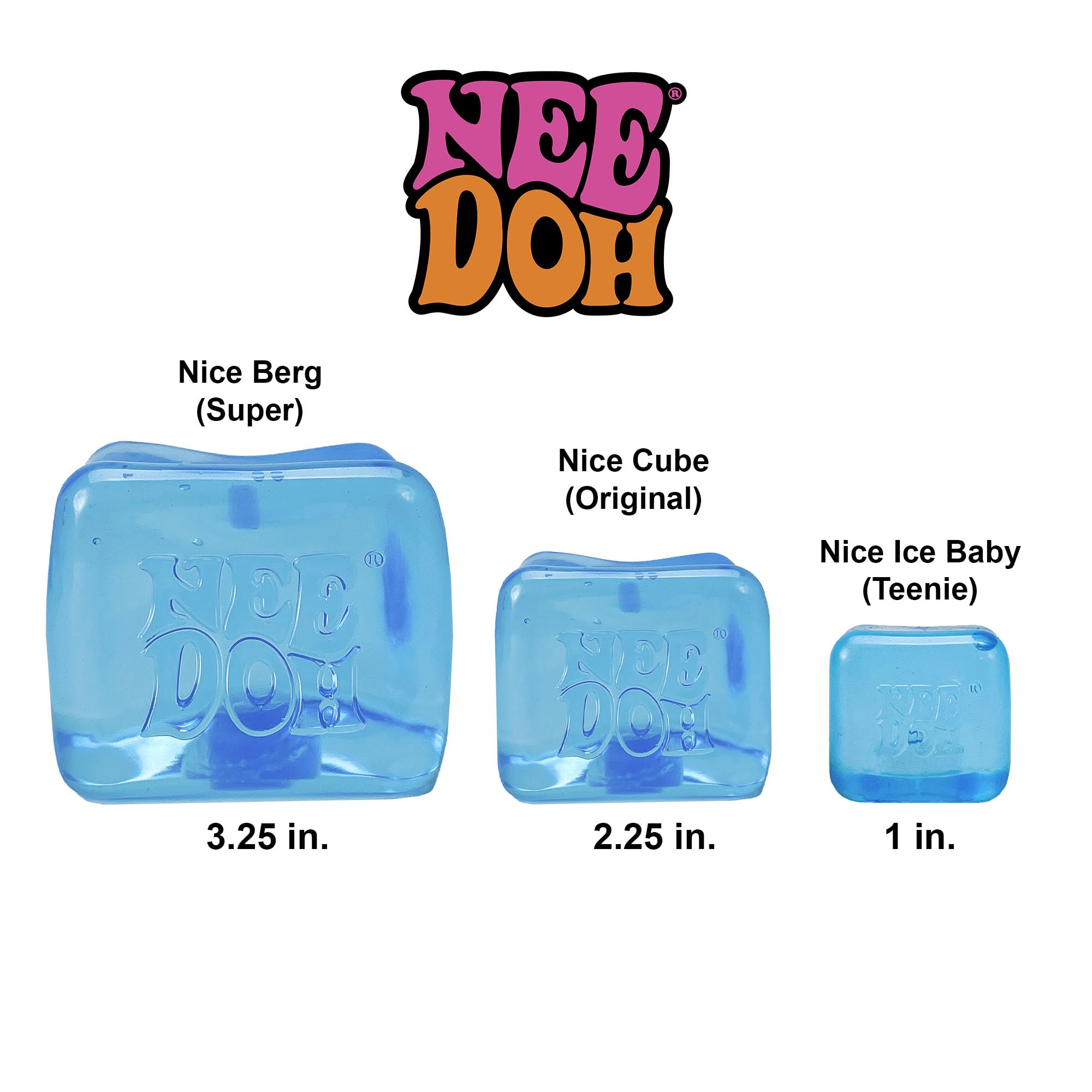 Foto 8 pulgar | Sensory Squeeze Toy Schylling Needoh Nice Berg Giant Cube - Venta Internacional.