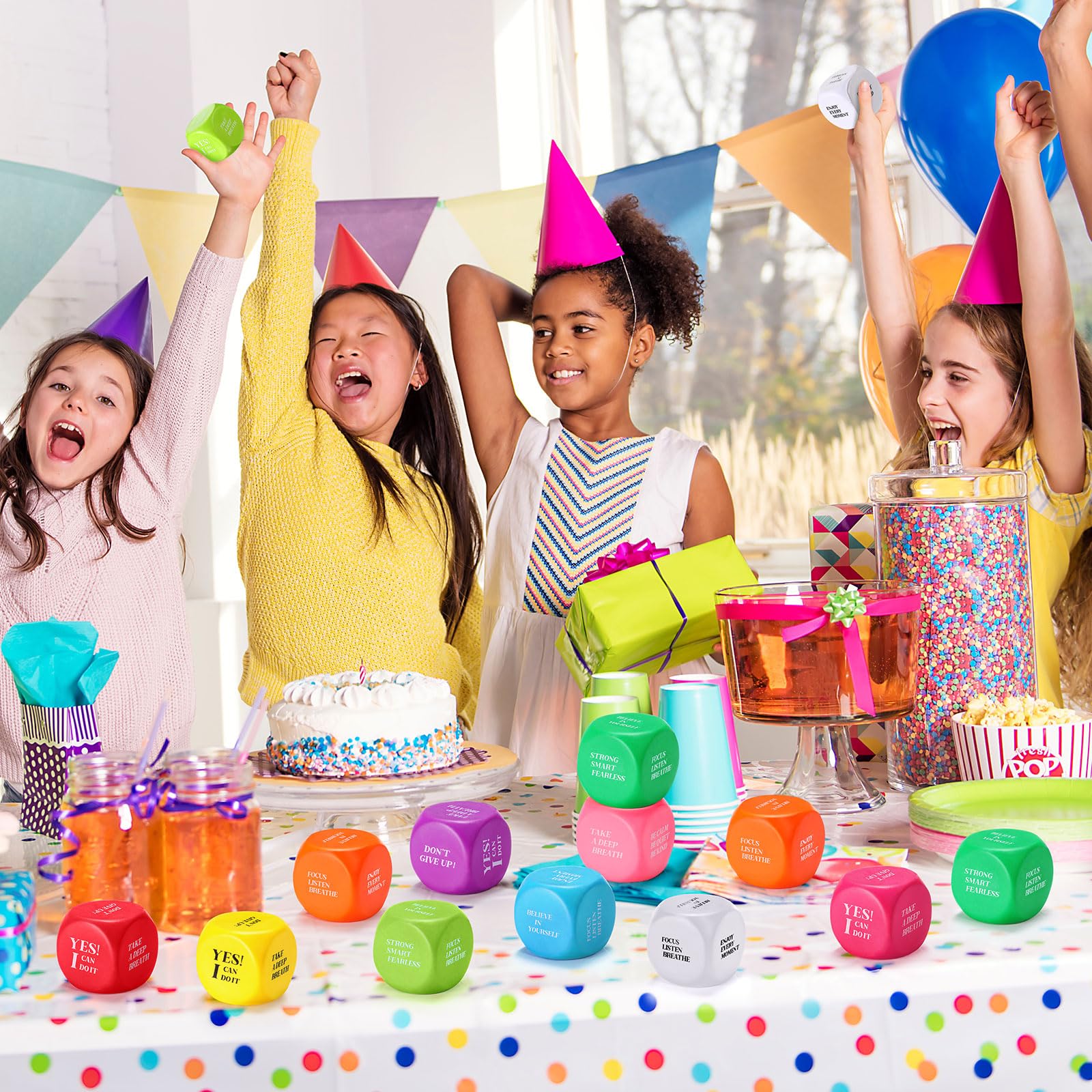 Foto 4 pulgar | Bola Antiestrés Motivational Cubes Jerify, 60 Unidades, Para Niños - Venta Internacional.