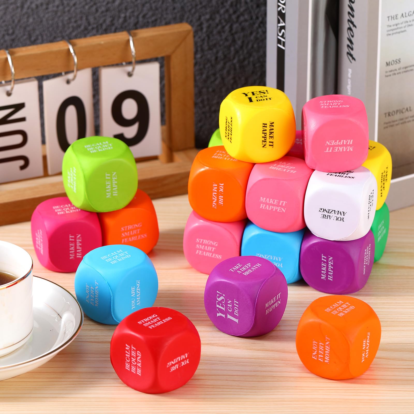 Foto 5 pulgar | Bola Antiestrés Motivational Cubes Jerify, 60 Unidades, Para Niños - Venta Internacional.
