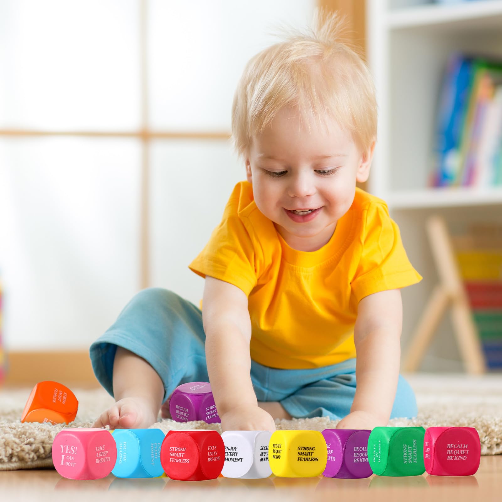 Foto 6 pulgar | Bola Antiestrés Motivational Cubes Jerify, 60 Unidades, Para Niños - Venta Internacional.