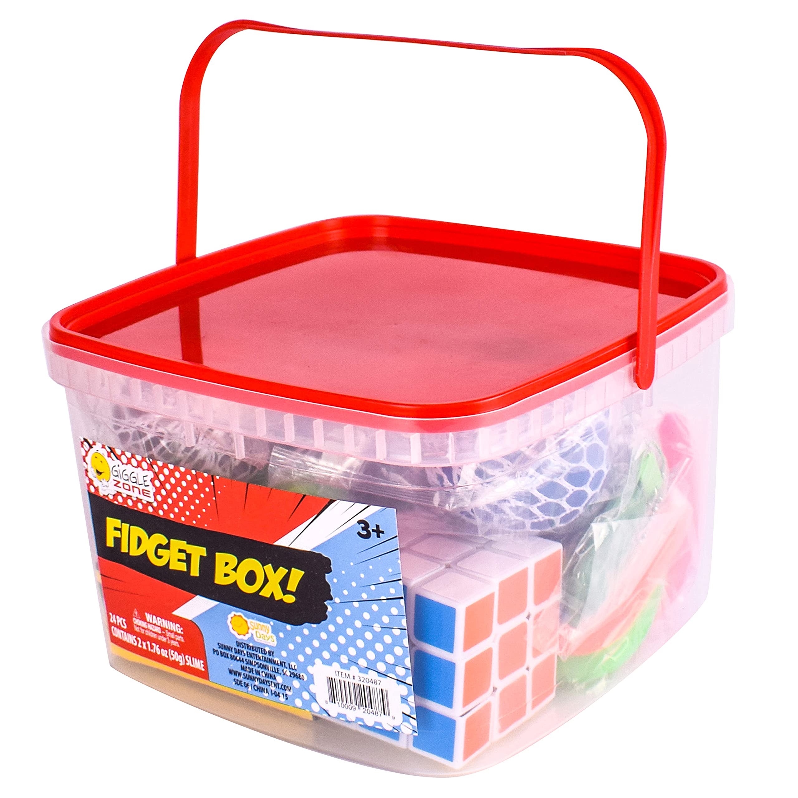 Foto 2 | Fidget Box Sunny Days Entertainment Giggle Zone Con 24 Piezas - Venta Internacional.