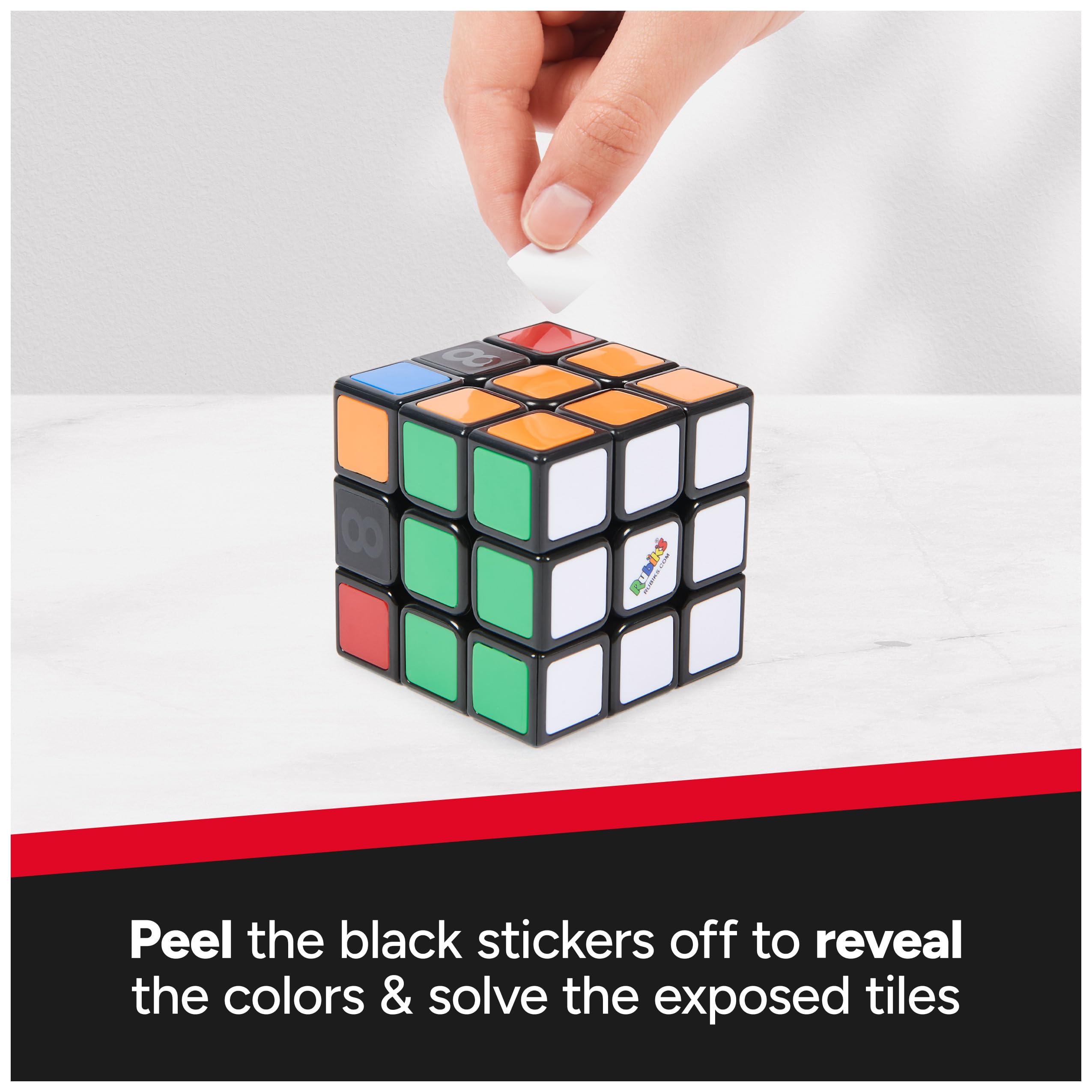 Foto 3 | Fidget Cube Rubik's Cube Coach Cube Con Pegatinas Y Guía - Venta Internacional.