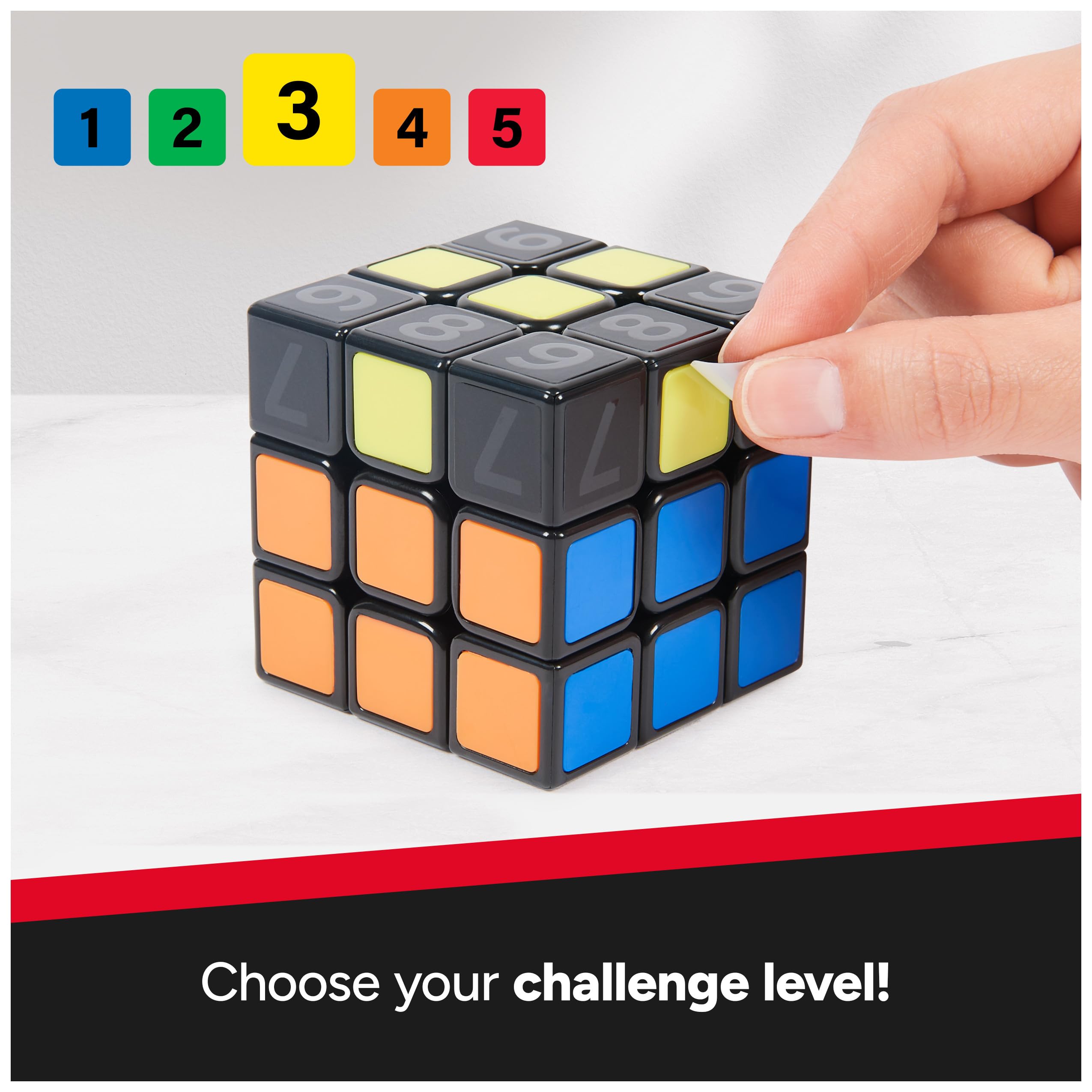 Foto 7 pulgar | Fidget Cube Rubik's Cube Coach Cube Con Pegatinas Y Guía - Venta Internacional.