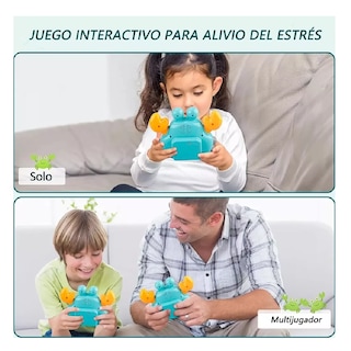 Foto 4 | Máquina Juego Descompresión Consola Juguete Pop Quick Push Azul