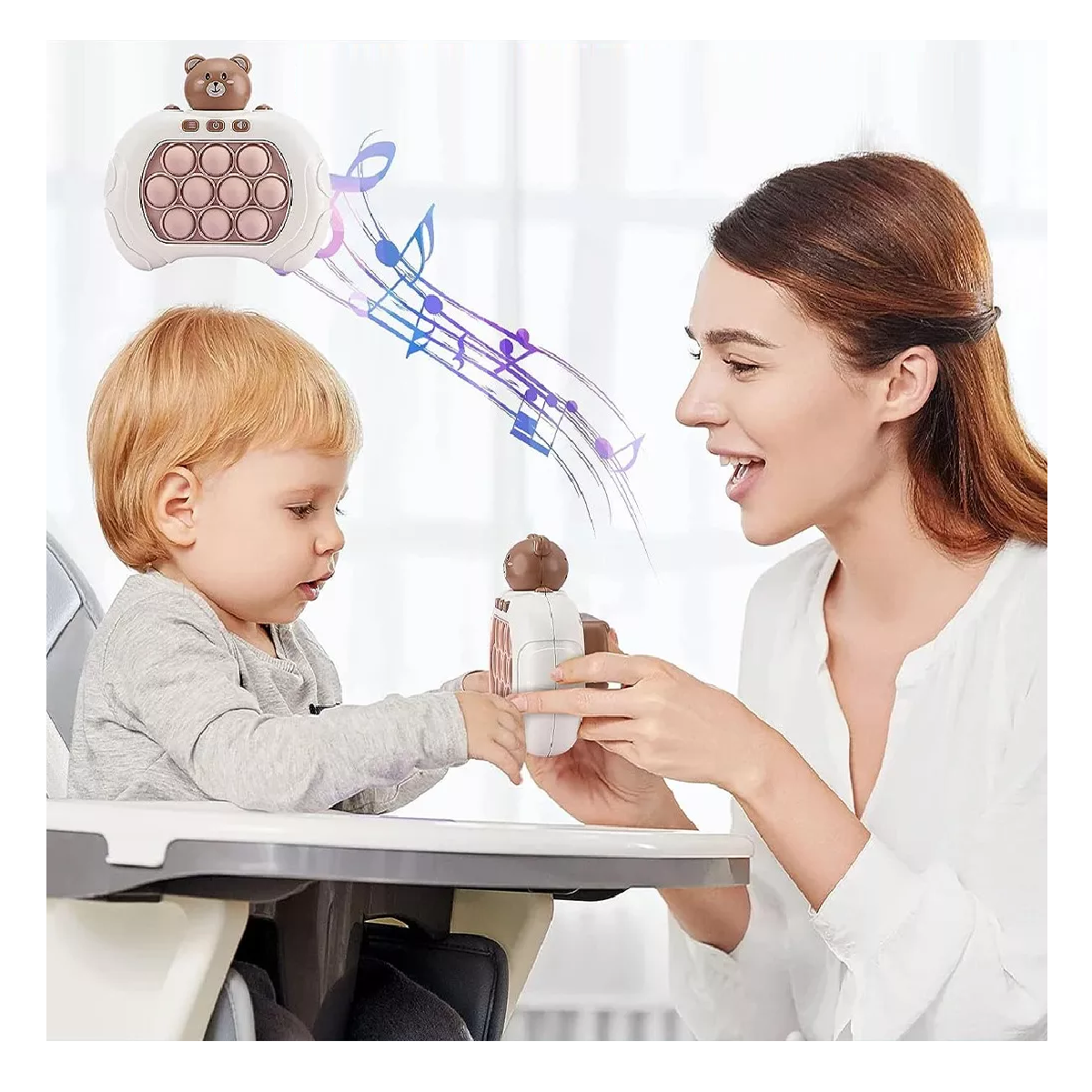 Foto 4 | Máquina Juego Descompresión , Consola Juegos Pop Quick Push Beige