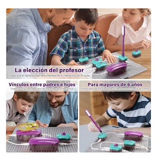 Foto 4 | Conjunto de Juguetes Para Ensamblar Experimentos Circuitos Colores