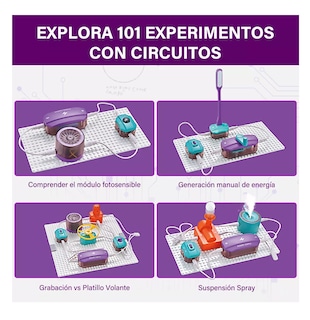 Foto 5 | Conjunto de Juguetes Para Ensamblar Experimentos Circuitos Colores