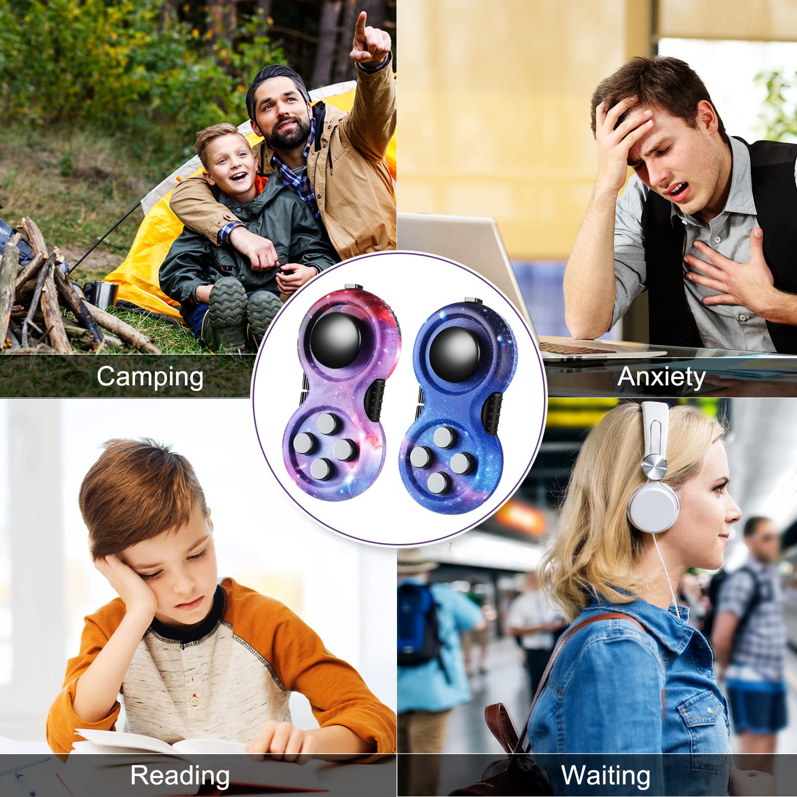 Foto 5 pulgar | Juegos Fidget Pad Skylety 2 Piezas - Venta Internacional