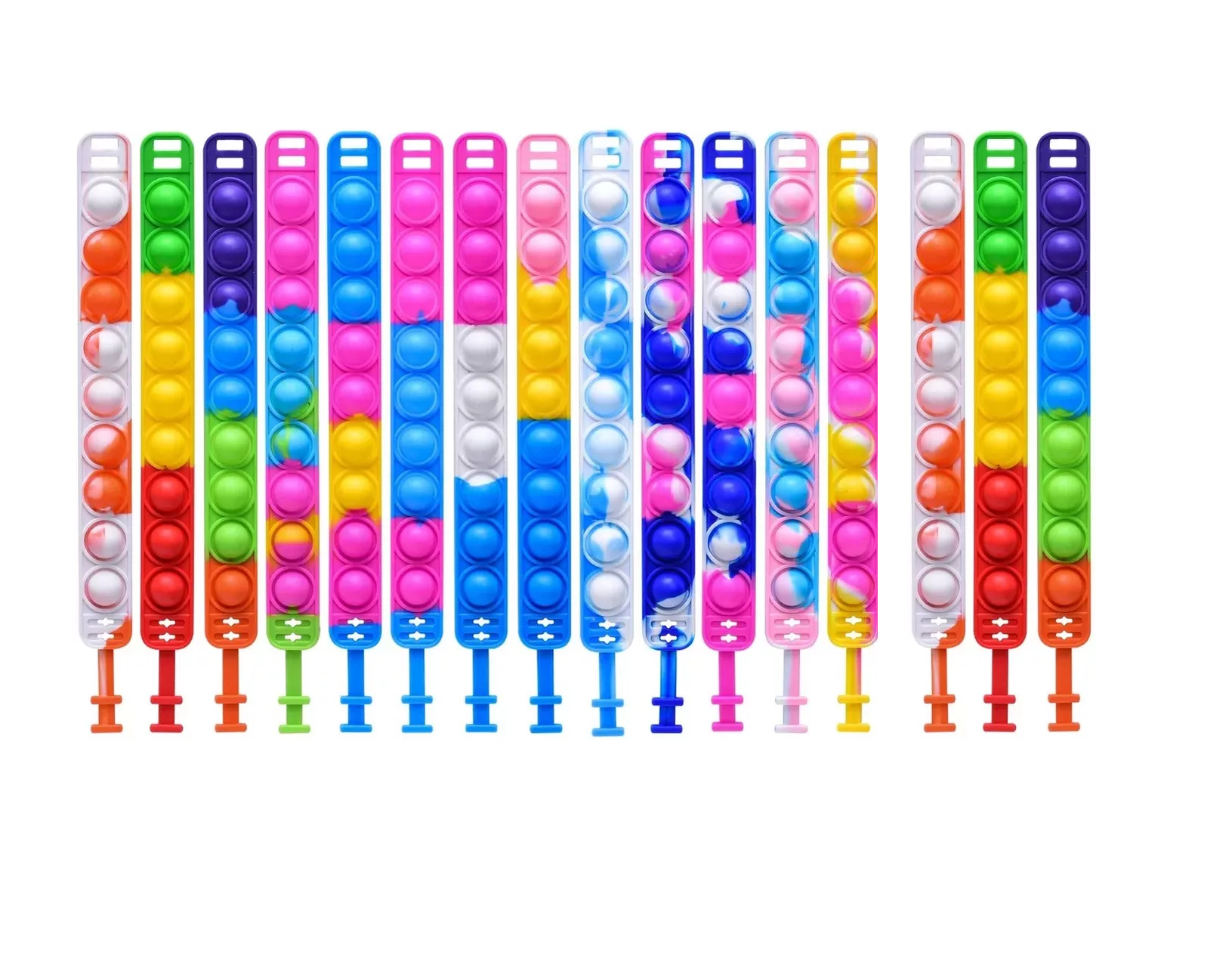 Pulsera Pop It Belug 16 Pieza Multicolor