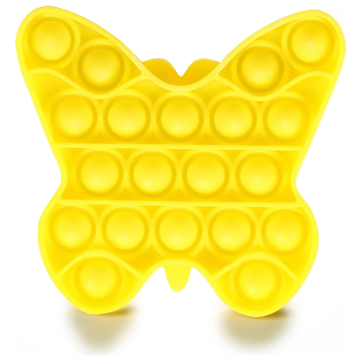 Juguete Antiestrés Push Bubbles Pop It Mariposa Amarilla