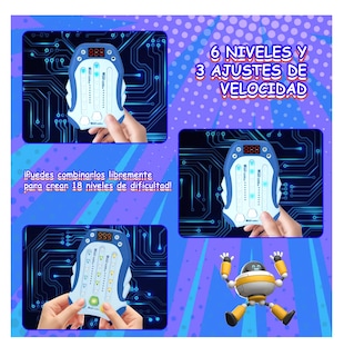 Foto 4 | Juegos Antiestres Máquina Juego Ritmo De Musica Electrónica Azul