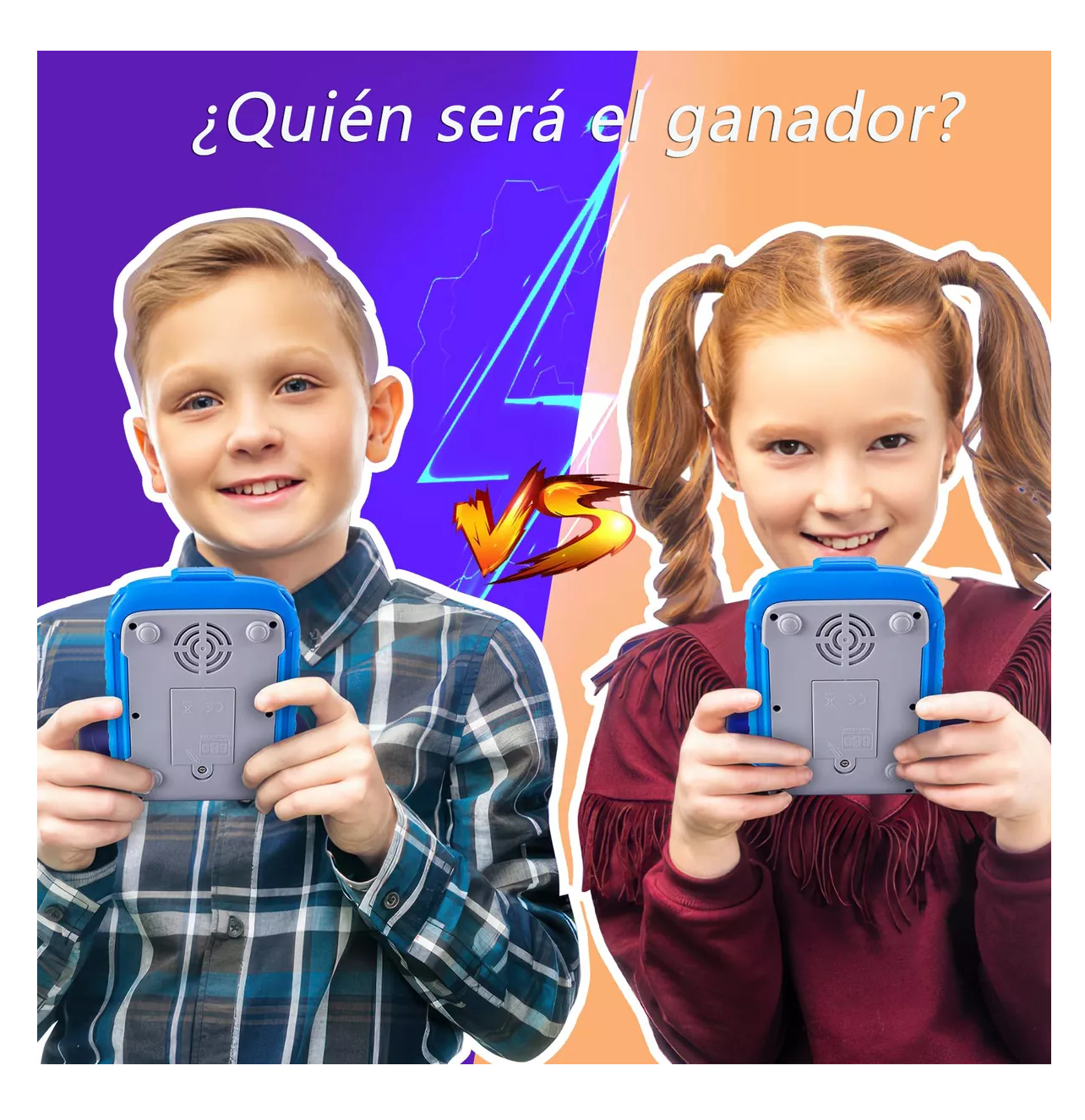 Foto 6 pulgar | Juegos Antiestres Máquina Juego Ritmo De Musica Electrónica Azul