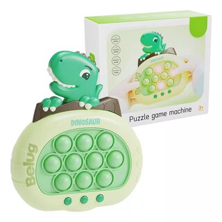 Foto 1 | Juego Pop It Belug Electronico Antiestres Quickpush Fidget Dinosaurio Verde