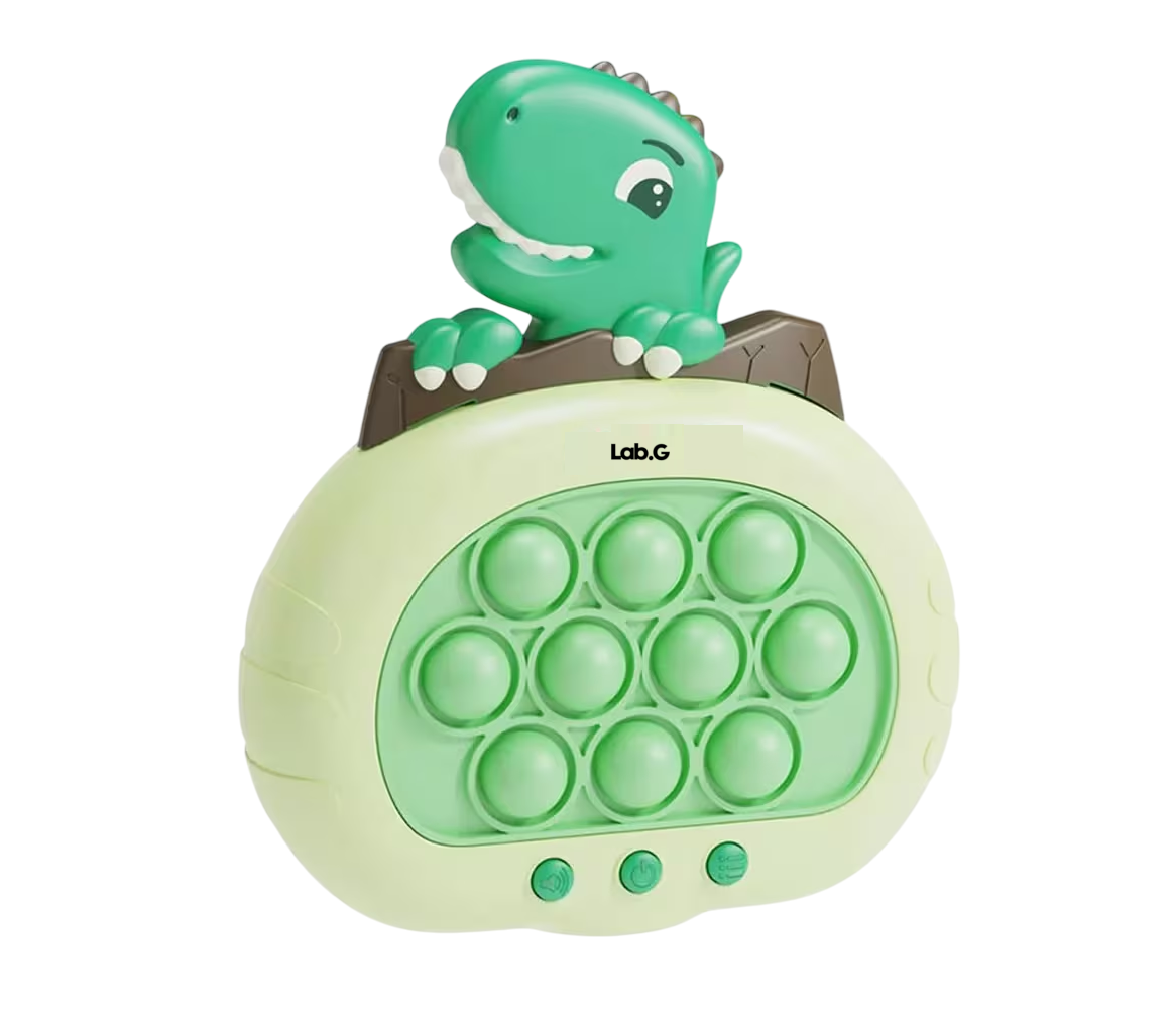 Foto 2 pulgar | Juego Pop It Lab.g Electronico Antiestres Quickpush Fidget Dinosaurio Verde