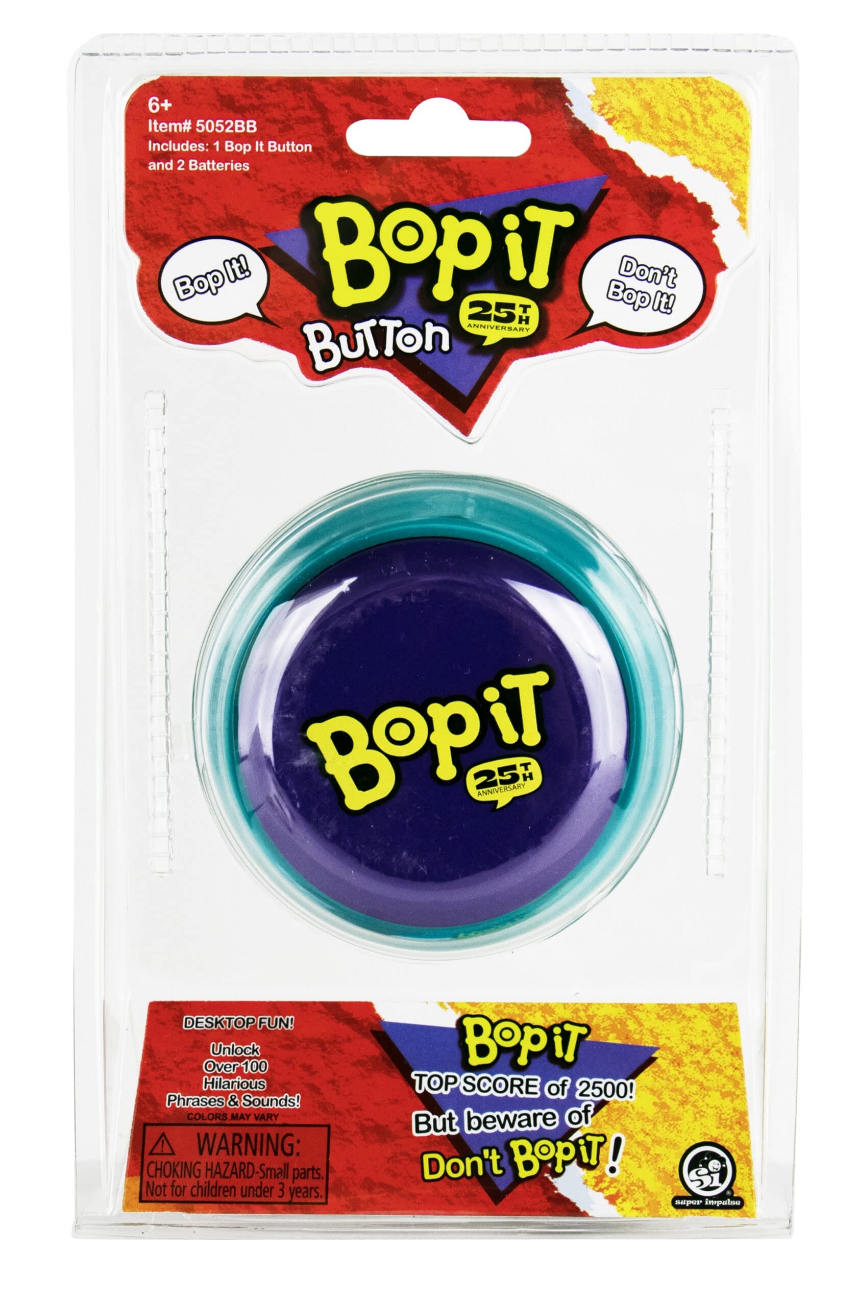Foto 4 pulgar | El Botón Bop It Más Pequeño De Game World Para Niños Mayores De 6 Años - Venta Internacional.