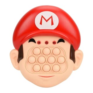 Foto 3 | Pop It Electronico Push Burbuja Antiestrés Super Mario Bros Color Rojo