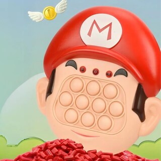 Foto 4 | Pop It Electronico Push Burbuja Antiestrés Super Mario Bros Color Rojo
