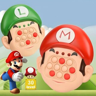 Foto 5 | Pop It Electronico Push Burbuja Antiestrés Super Mario Bros Color Rojo