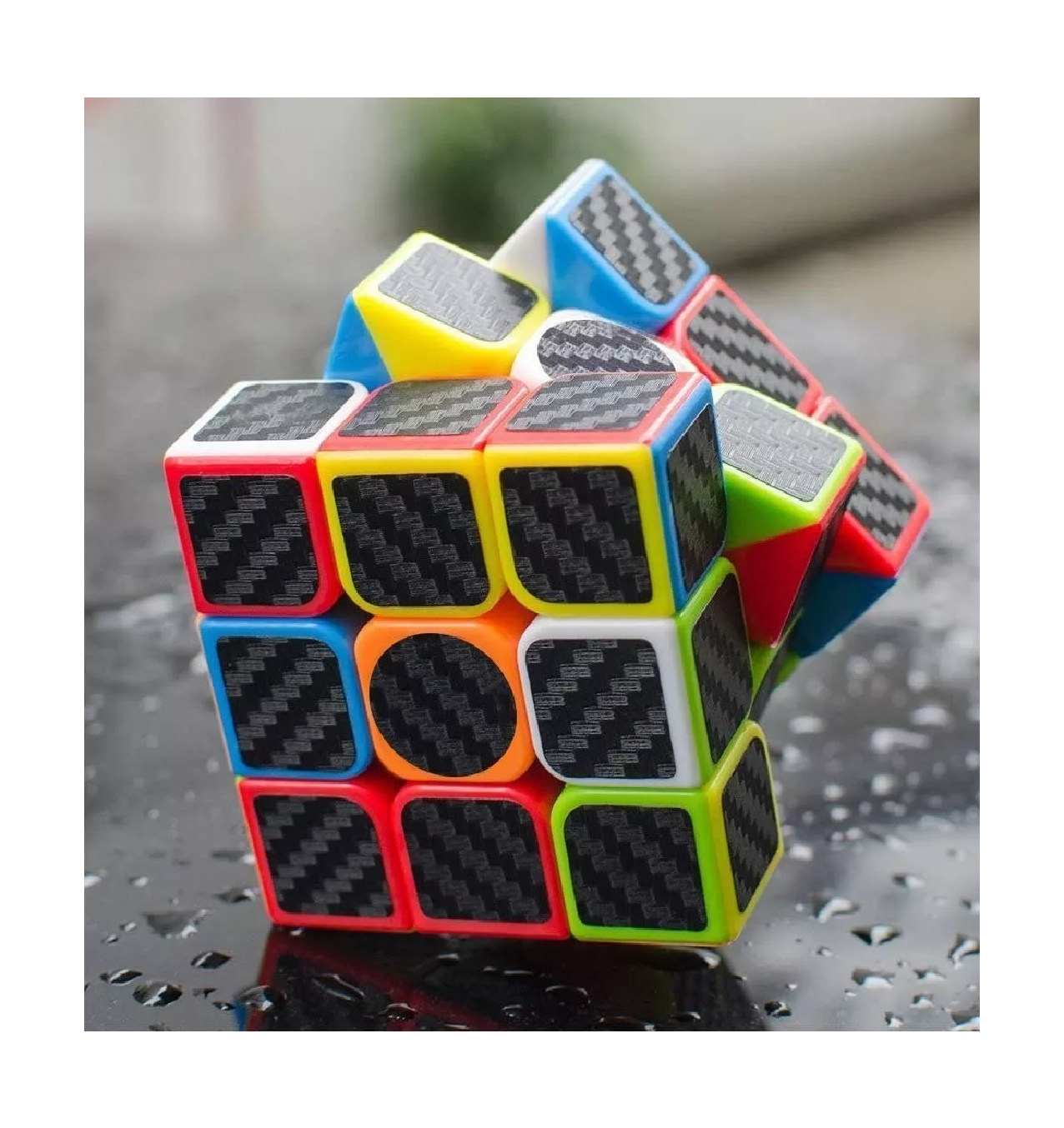 Foto 5 pulgar | Cubo Rubik 2x2 3x3 4x4 5x5 Belug Multicolor Fibra de Carbono Profesional 4 Piezas